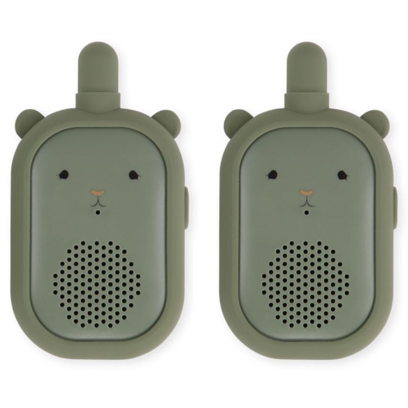 Image d'ambiance de présentation du produit Paire de Talkie-Walkie Olivine - Konges Slojd